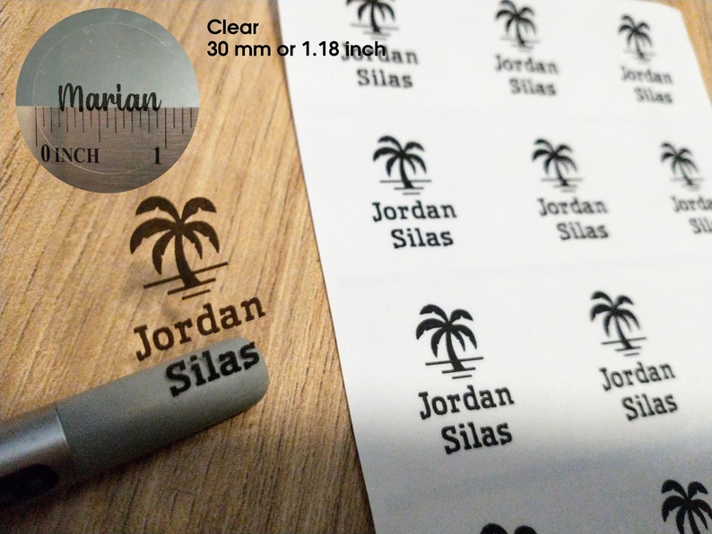 Waterproof Labels Stickers Clear, bottle label office lables, transparent labels, planner sticker, Clear Labels, Washroom Labels S/M/L/XL image 6