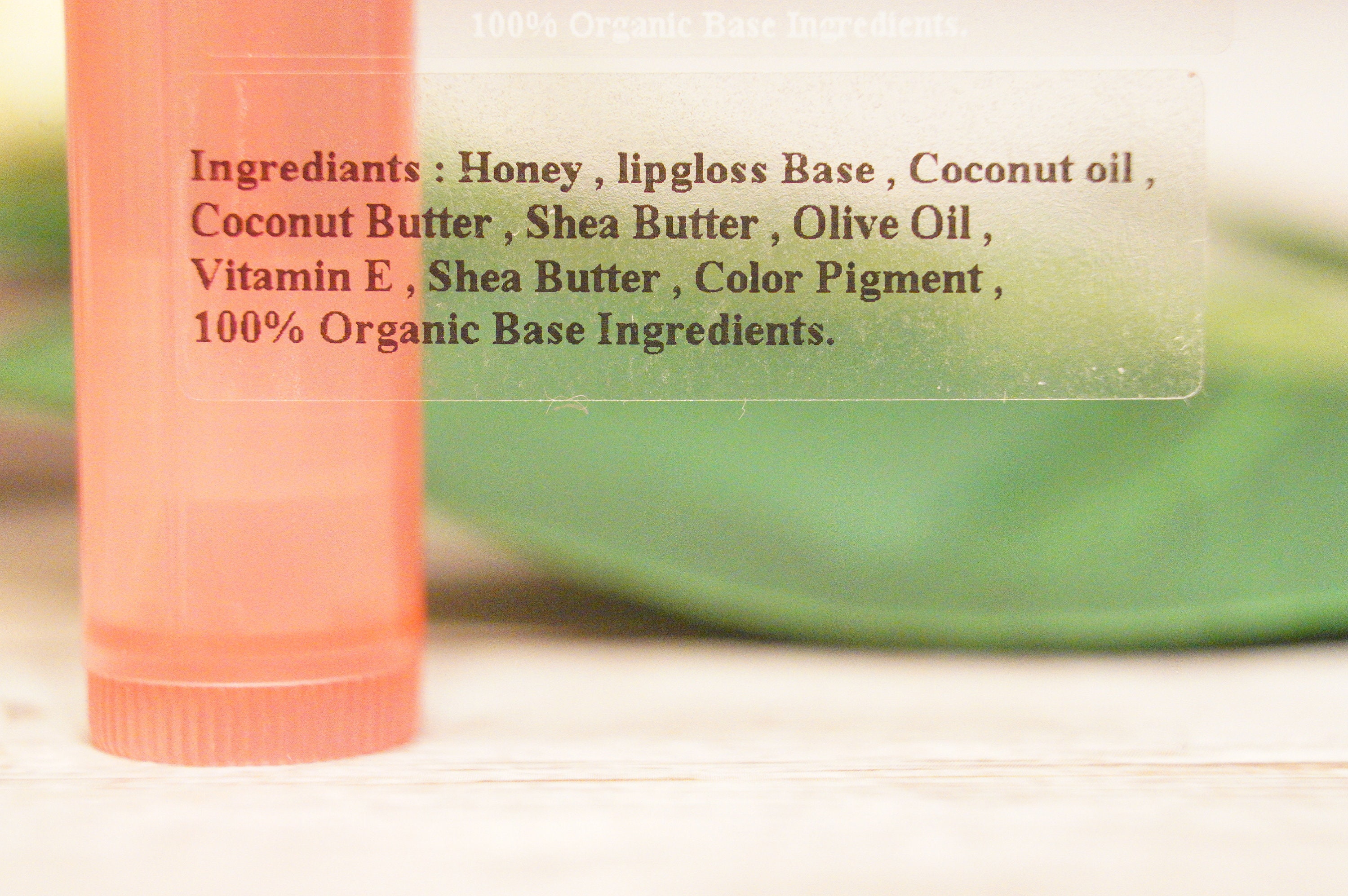 Ingredients Labels Ingredients Sticker Clear Label Etsy