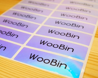 Name Labels Name Stickers personalized, waterproof,Bluepoly,  toy labels, birthday gift, gift labels,dishwasher safe stickers, LARGE