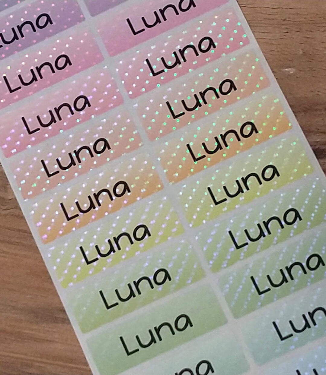 Personalized Label Stickers (96 pcs) | 3x1.3cm Name Tags Clothing Labels |  Daycare Supplies for Clothing | Kids Name Labels for School | Washer 