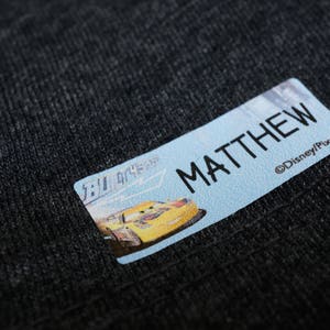 Bügeletiketten, Bügeletiketten, Autoetiketten, MEDIUM