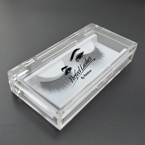 Eyelash Label, Eyelash Case Sticker, Lipgloss Sticker, Custom Cosmetic , Clear Eyelash Case, Clear Black Labels,eyelash box sticker
