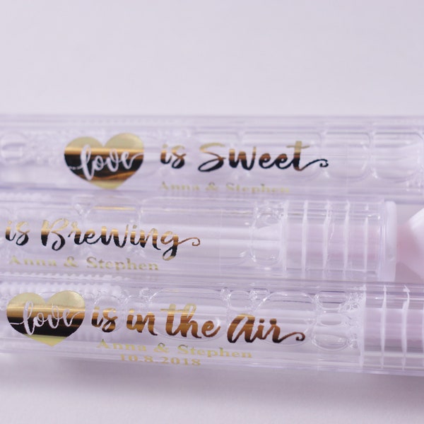 Clear Labels With Gold Lettering Etsy