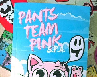 Space Junk Book 4 - Pants Team Pink: Shameless Promotional Adventure SIGNED Paperback Book by Andrew Bixler - Sci-fi Science Fiction Novel