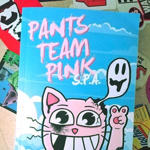 Space Junk Book 4 - Pants Team Pink: Shameless Promotional Adventure SIGNED Paperback Book by Andrew Bixler - Sci-fi Science Fiction Novel