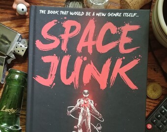 Space Junk SIGNED Hardcover Book by Andrew Bixler - Sci-fi Science Fiction Novel