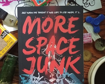 More Space Junk SIGNED Paperback Book by Andrew Bixler - Sci-fi Science Fiction Novel