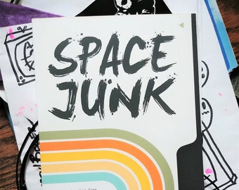 Space Junk: Beginning no End SIGNED Paperback Book by Andrew Bixler - Sci-fi Science Fiction Novel