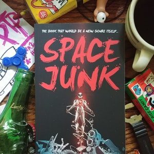 Space Junk SIGNED Paperback Book by Andrew Bixler - Sci-fi Science Fiction Novel