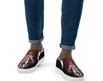 Space Junk Men’s Canvas Slip-On Shoes