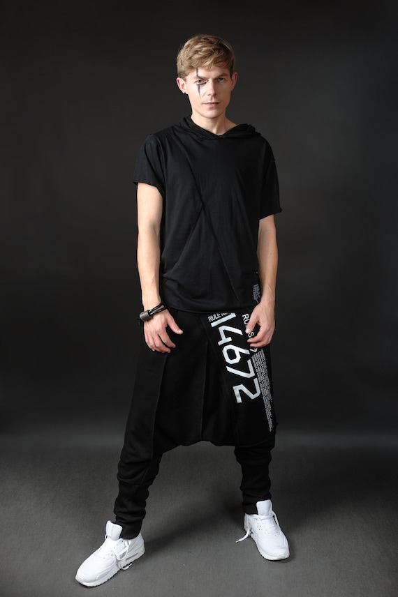 Warm Jersey Baggy Pants Big Pockets 