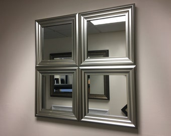 EXCLUSIVE"The Hornby" Silver Wall Mirror 62 X 62 CM