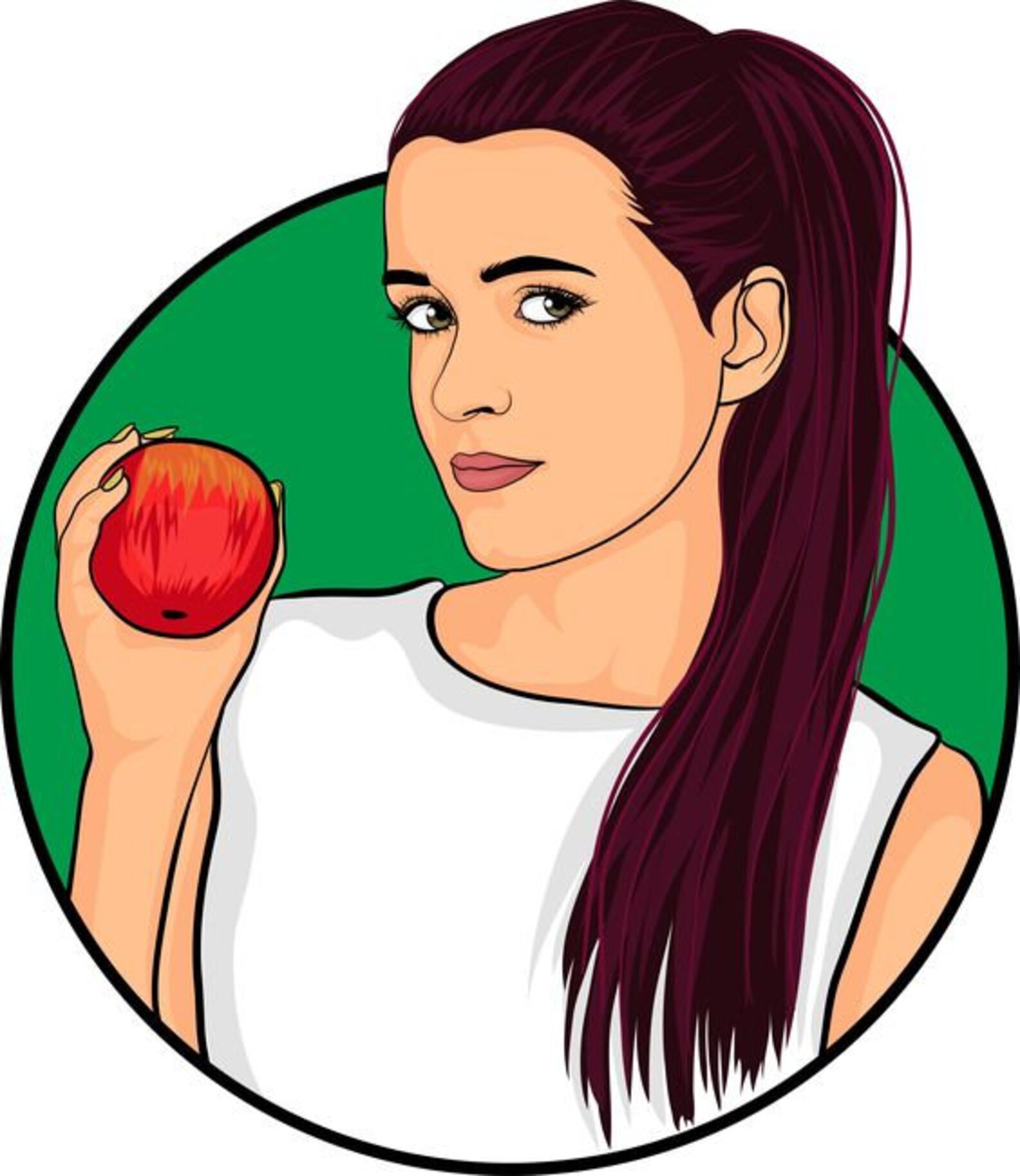 Digital portrait Vector Custom Order | Etsy