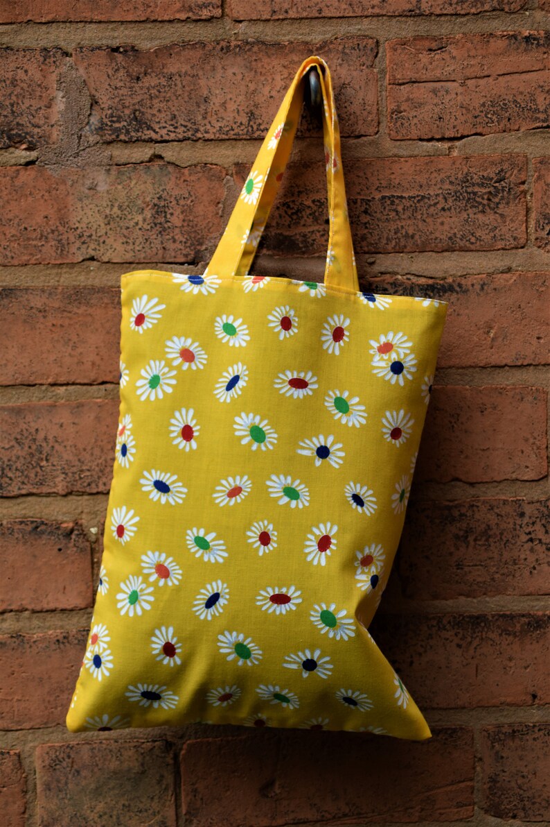 Fabric Shopping Bag Floral Tote Bag Etsy