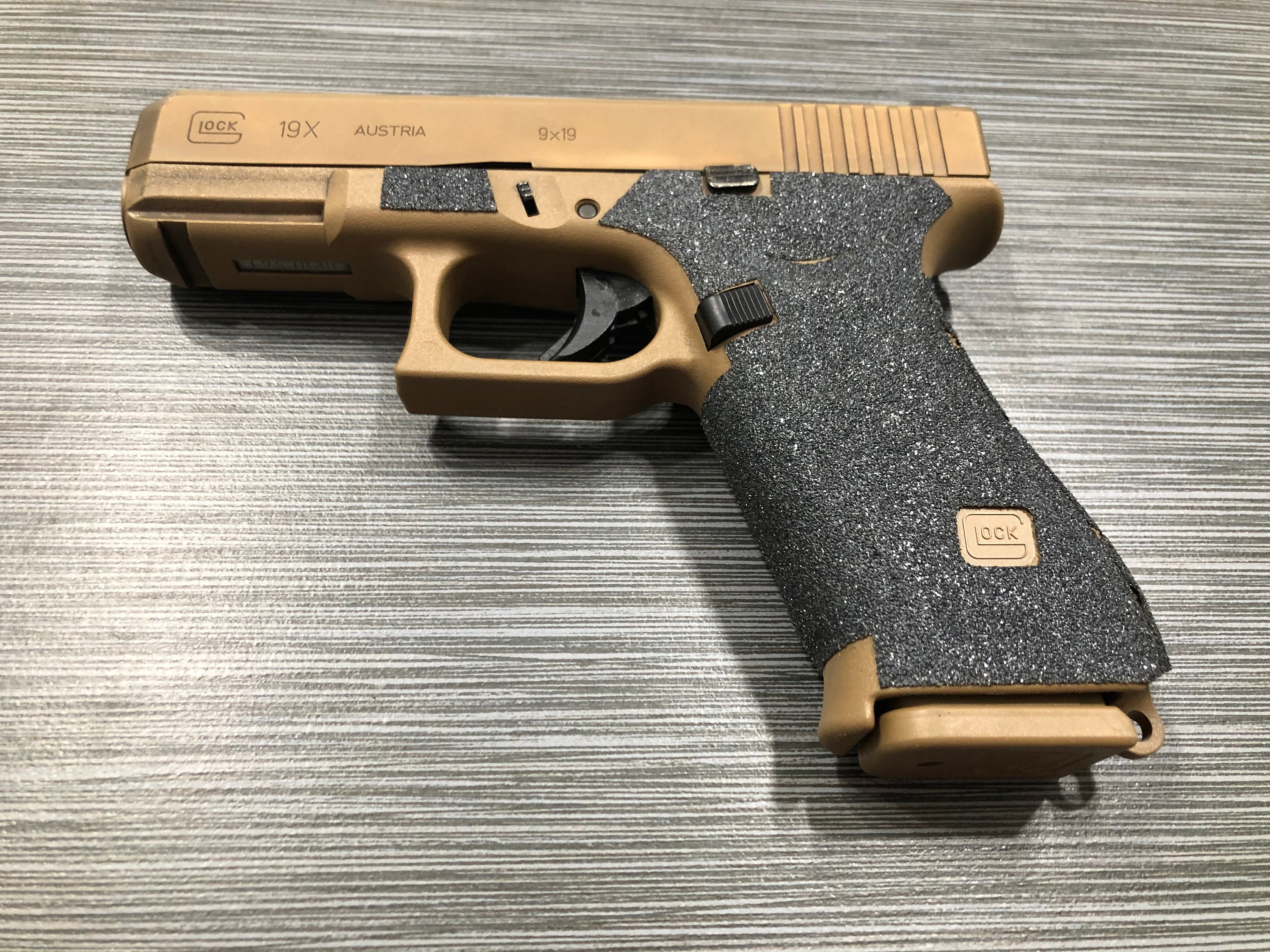 HANDLEITGRIPS Sandpaper Gun Grip Enhancement Wrap for Glock Etsy