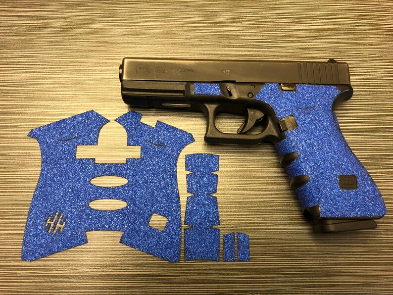 HANDLEITGRIPS Blue Sandpaper Gun Grip Enhancement Wrap for Etsy