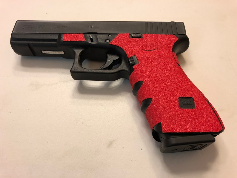 HANDLEITGRIPS Red Sandpaper Gun Grip Enhancement Wrap for Etsy