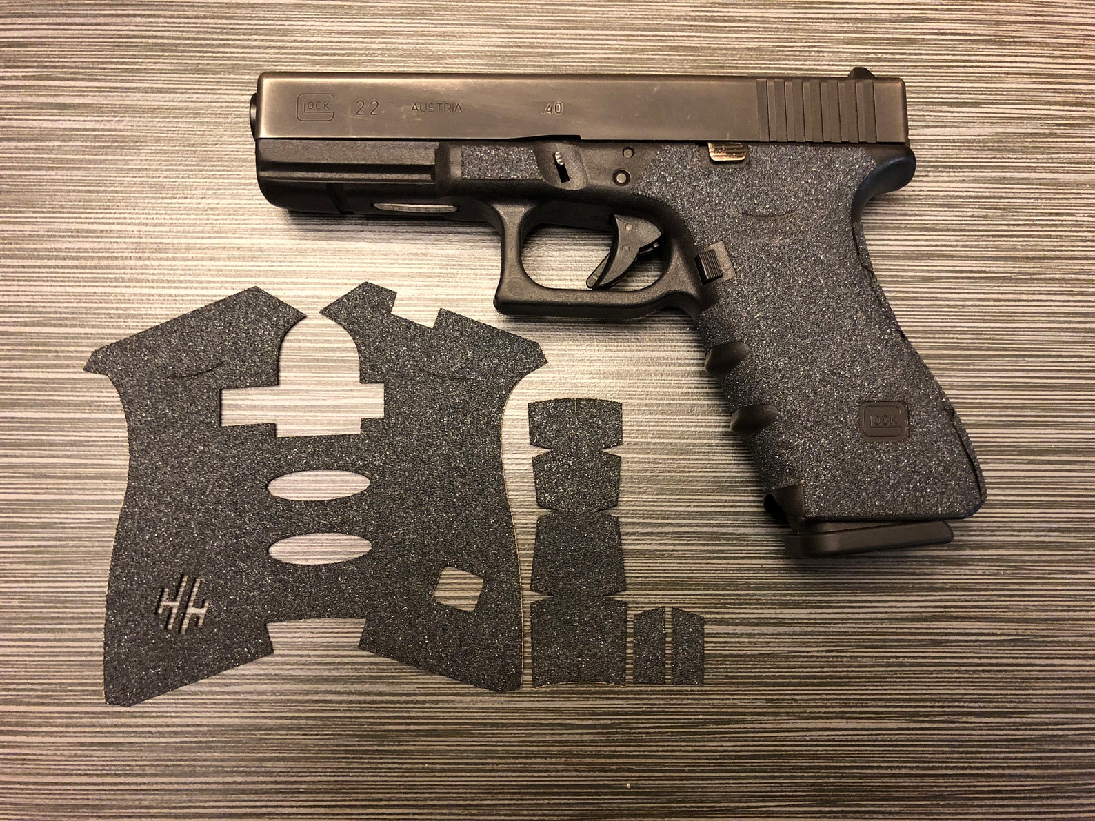 HANDLEITGRIPS Sandpaper Gun Grip Enhancement Wrap for Glock Etsy