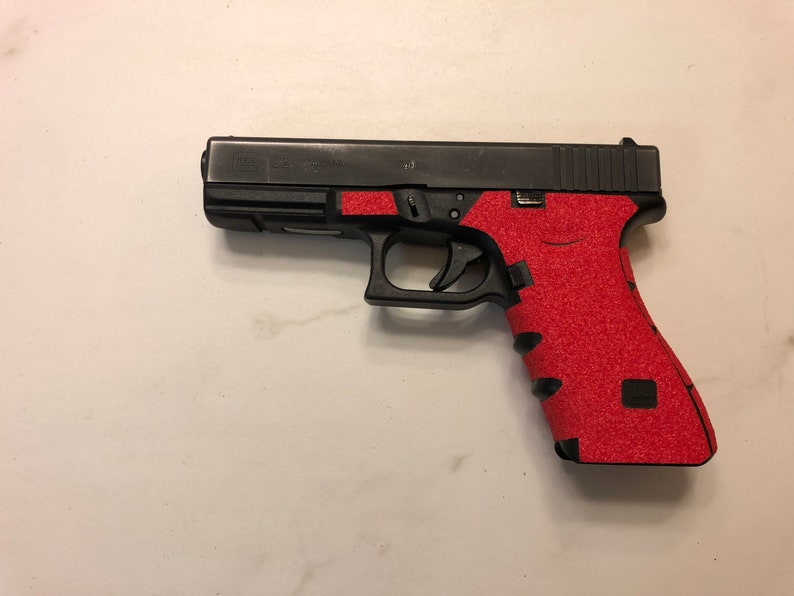 HANDLEITGRIPS Red Sandpaper Gun Grip Enhancement Wrap for Etsy