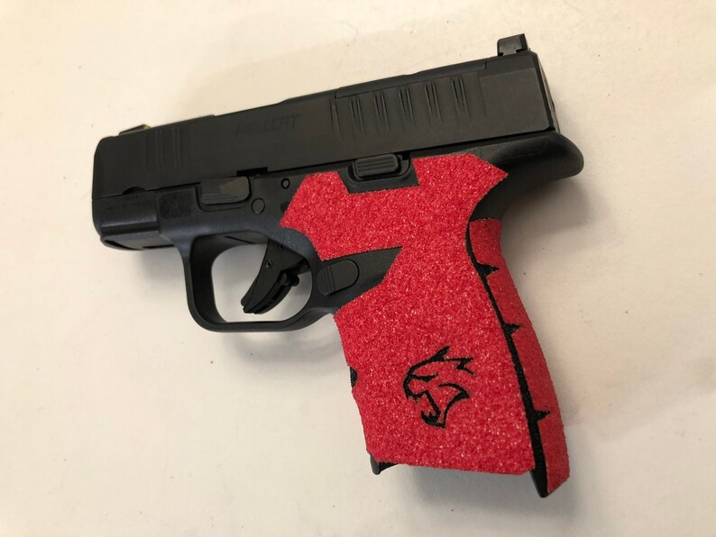 HANDLEITGRIPS Red Sandpaper Gun Grip Wrap for Springfield Etsy