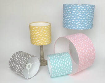 grey childrens lampshade