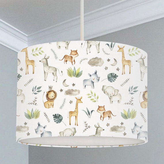 childrens safari light shade