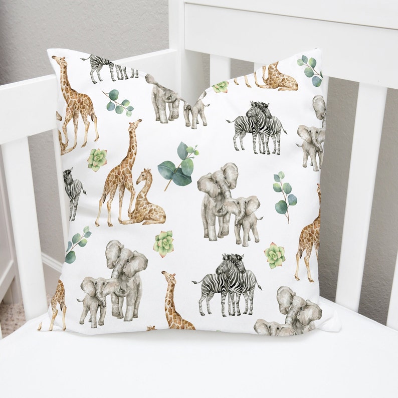 Mummy and Baby Safari Animals Lampshade Nursery Etsy UK