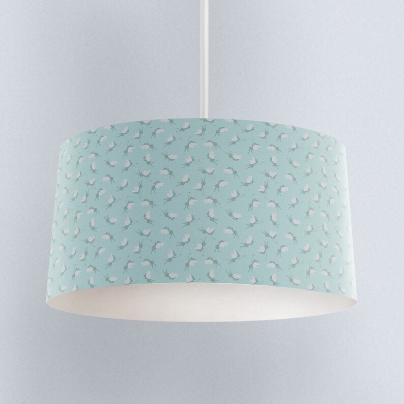 Duck Egg Blue And Metallic Silver Fairy Lampshade Fairies Lampshade Fairy Decor Fairy Nursery Decor Duck Egg Bedroom Duck Egg Nursery