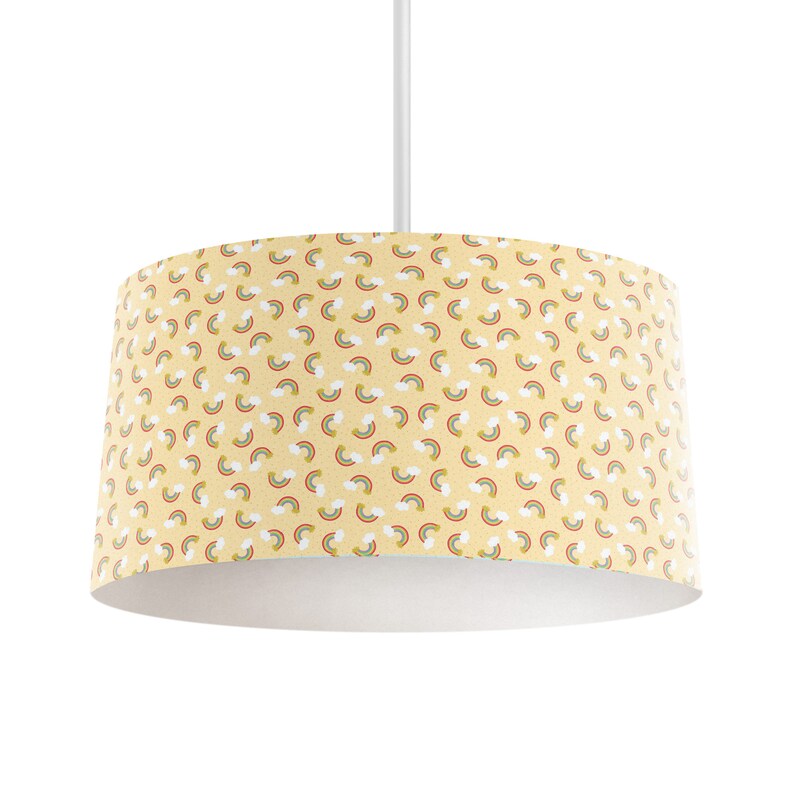 Lampshades Lightshades White Silver Star Yellow Lining Ceiling Light Shade Lampshade Baby Nursery Home Furniture Diy Lampshades Lightshades White Silver, White Nursery Lampshade