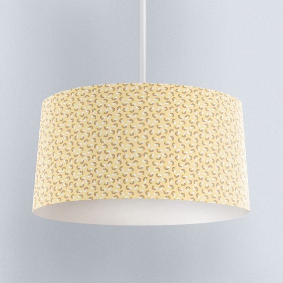 Yellow Rainbow Lampshade Nursery Decor Print Image 0