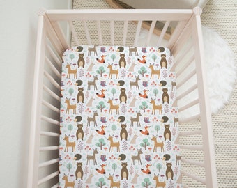 woodland cot sheets