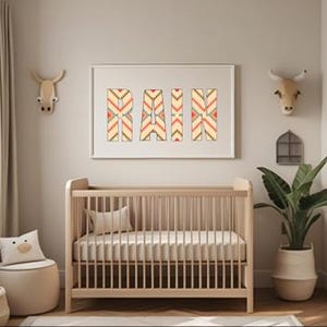 Full Alphabet Letters: Aztec theme