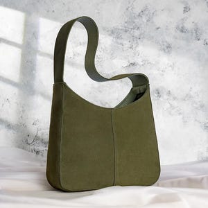 Olive Suede Bags - Etsy