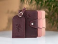 Personalized Birth Flower Passport Cover Leather Custom Passport Holder & Luggage Tag Birthday Gifts for Best Friend Gift for Women product logo