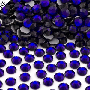 Ultramarine Blue Adore Non-Hotfix Glass Rhinestones  2-6mm