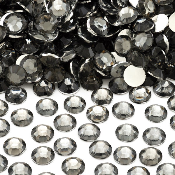 Gray Resin Rhinestones for Embellishments and Nail Art 3-6mm