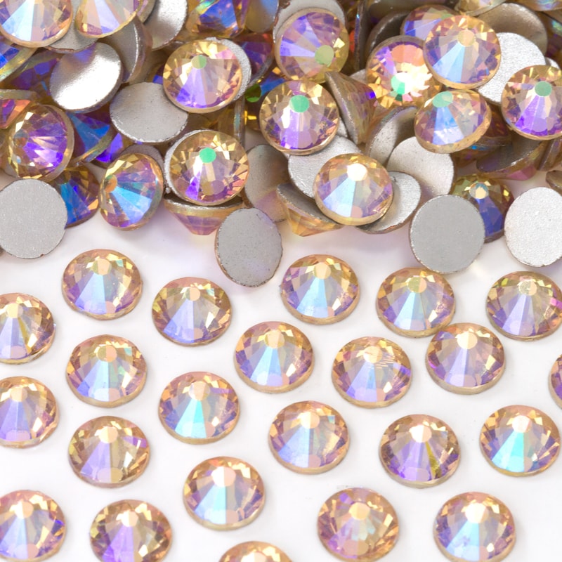 Champagne Rhinestone Micro Champagne Rhinestone - Etsy