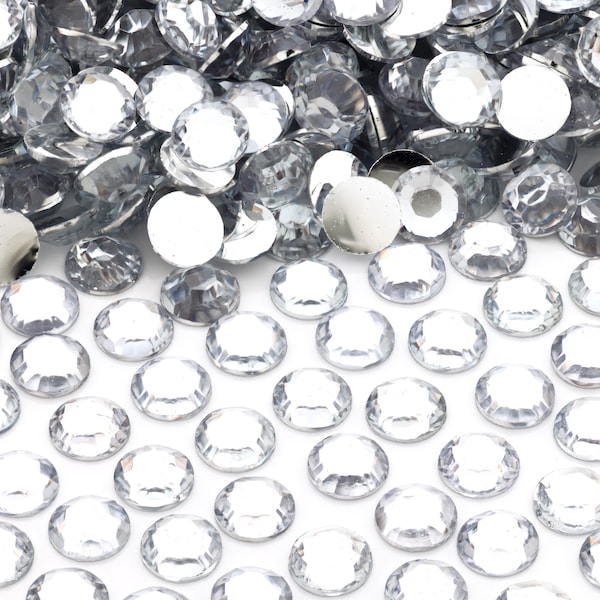 Crystal Resin Rhinestones for Embellishments and Nail Art 3-6mm