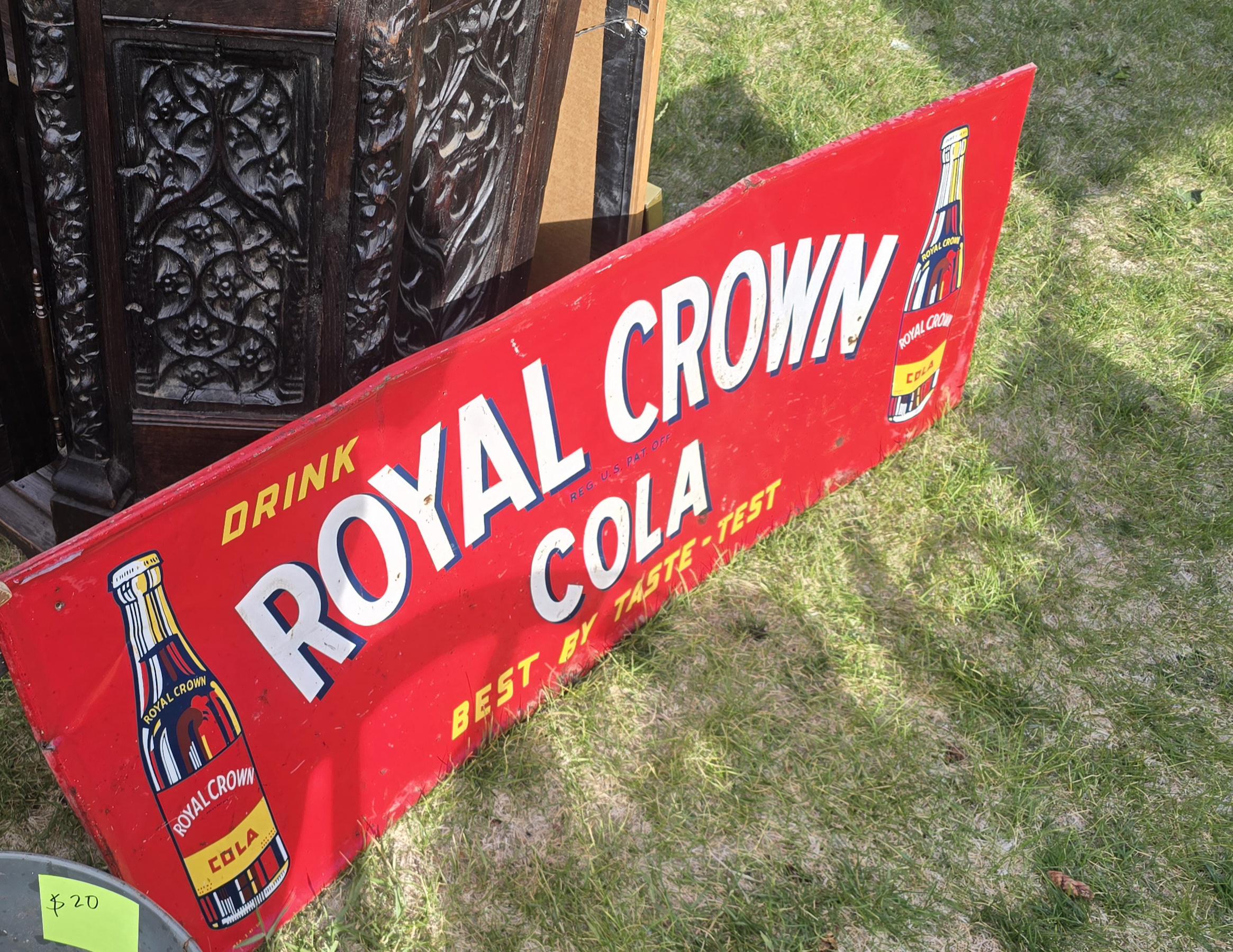 Antique Royal Crown Cola Sign - Etsy