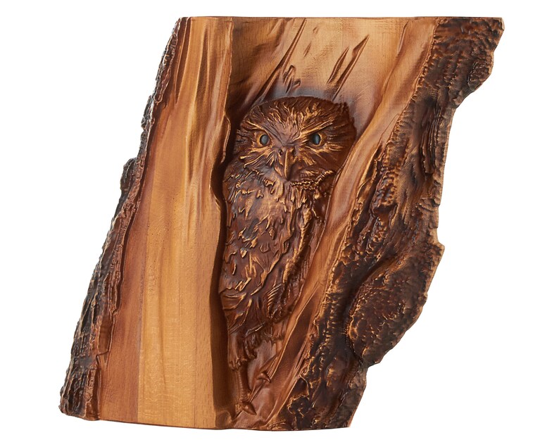 Owl Wood Carving Wall Art Bird Rustic Style Wall Decor 12 by Etsy