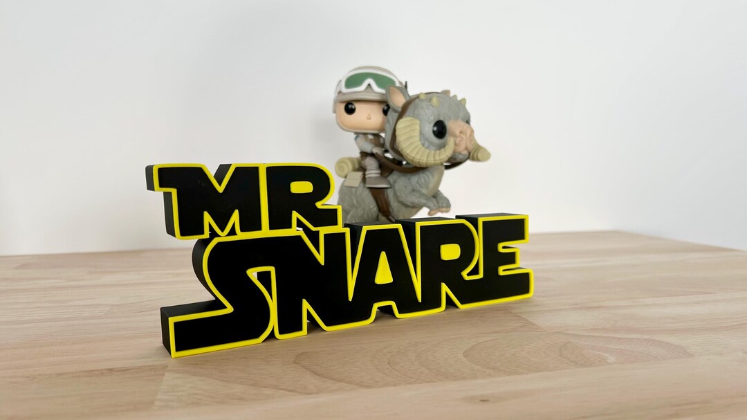 Custom 3D Printed Star Wars Name Plate: Personalized Galaxy Decor - Etsy