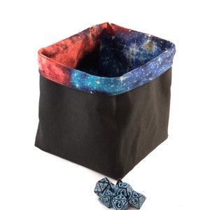 Galaxy Dice Bag for DnD Space Solar System RPG Bag Tabletop Gaming Bag Dice Storage Gift DND Astronomy Lover Gamer Organizer Birthday Gift