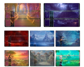 Lorcana Playmat, Made in the UK, Suitable for Disney Lorcana Card Game, Zoned Neoprene Card Mat for Tabletop Gaming, Individual Player Mat