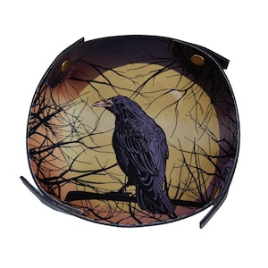 Raven Dice Tray: Foldable Neoprene Tray for Board Games