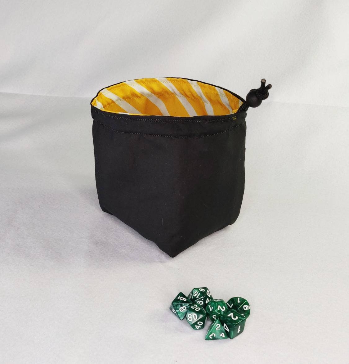 JXGZSO „Dungeon Meowster“ Kosmetiktasche – Geschenk Für DND- & Katzenfans, Schwarz, 23x17x5 Cm