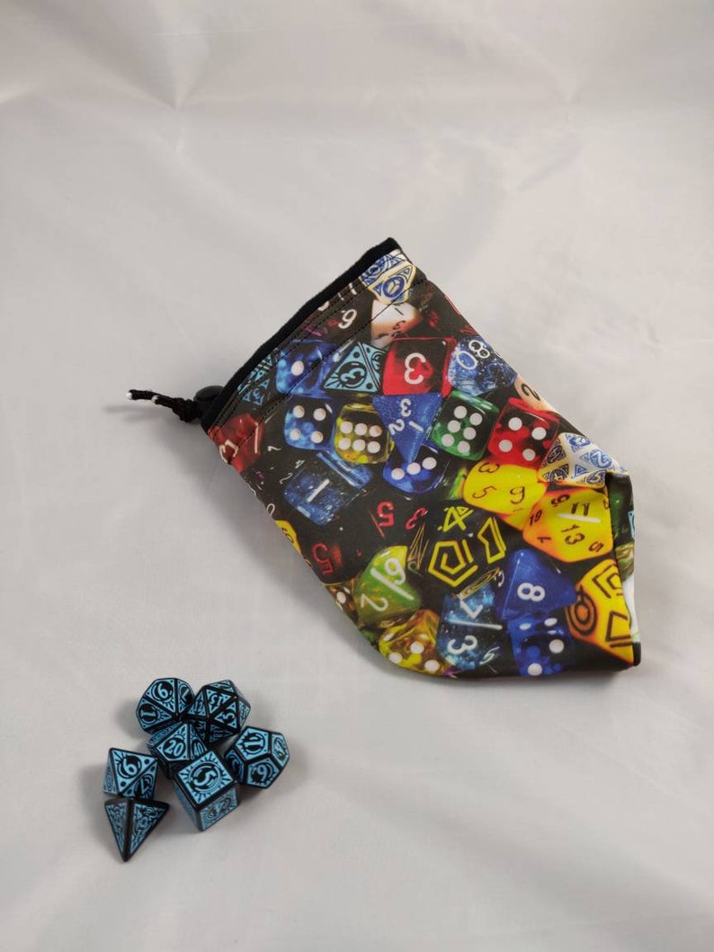 Custom Image Dice Bag Your Own Image on a Dice Bag Etsy