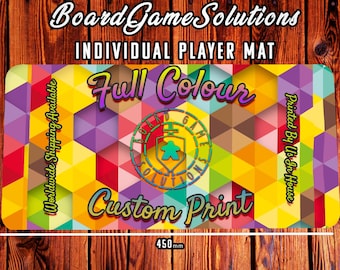 Tapete de juego de mesa de neopreno con imagen personalizada: Tapete individual para jugador.