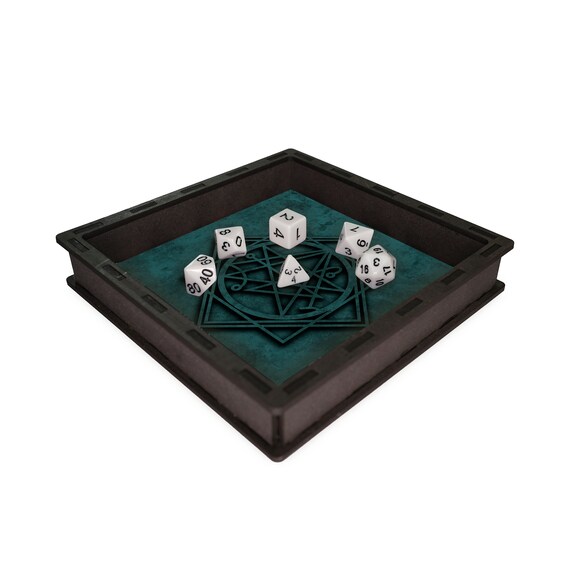 C4Labs Mini Eldritch Dice Tray - 5.5"x7" Personal Gaming Tray For D&D, RPGs, Tabletop Games