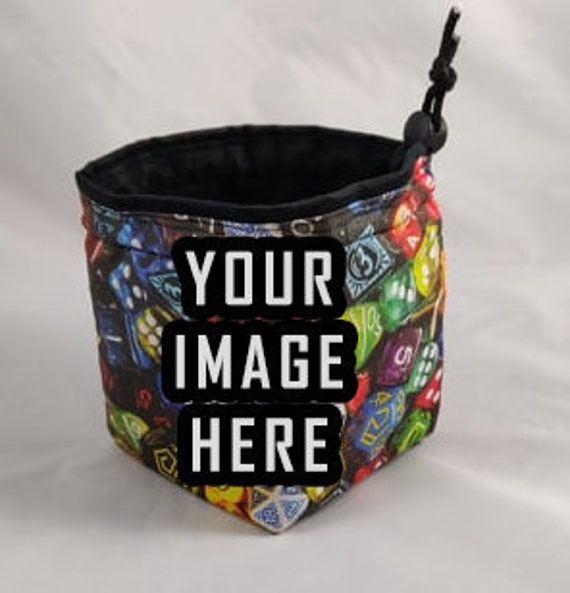 Custom Image Dice Bag Your Own Image on a Dice Bag Etsy