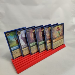 Juego de 2 soportes para cartas de juegos de mesa, riel multicartas para juegos de mesa, organizador de tablero, regalo para accesorios de juegos de mesa.